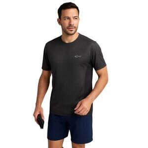 Greg Norman for Tasso Elba Black Performance‎ Tee – Men's Size M